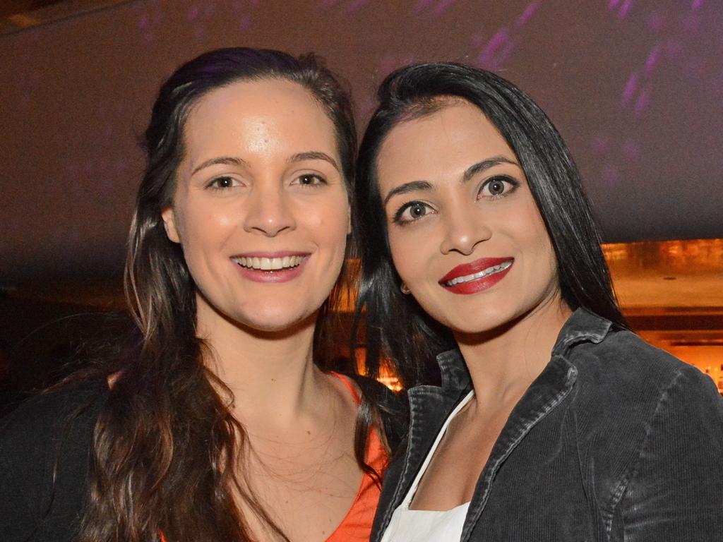 Hema Rampersad and Melissa Ciuffetelli at GC Business Week wrap party at Nineteen The Star Gold Coast. Picture: Regina King