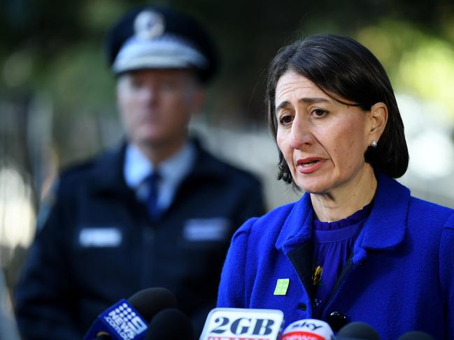 Premier Gladys Berejiklian wants 4500 coronavirus tests carried out in NSW each day. Picture: Joel Carrett/AAP