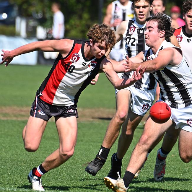 Morningside Vs Sherwood playing in the colts AFL semi final. Saturday September 7, 2024. Picture, John Gass