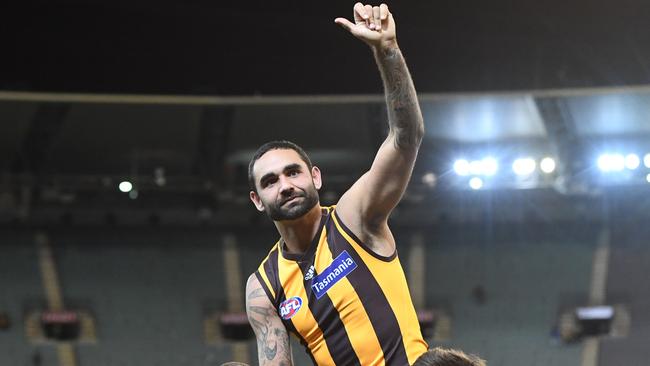 Burgoyne played his 350th game this year. Pic: AAP