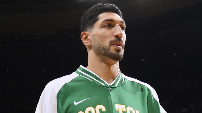 Enes Kanter of the Boston Celtics. Photo by Brian Babineau/NBAE via Getty Images