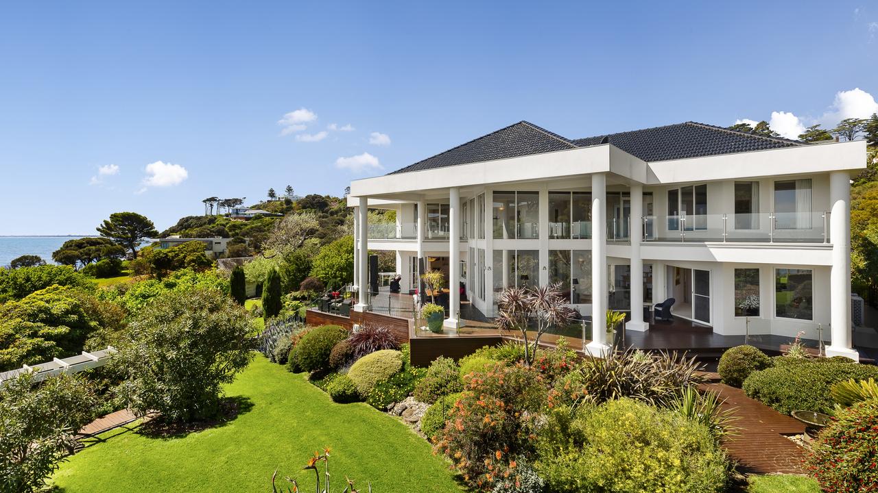 A luxury mansion on a private beachfront in Frankston South made the cut after breaking the suburb’s house price record last month.