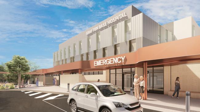 An artist’s impression of the emergency department entry.