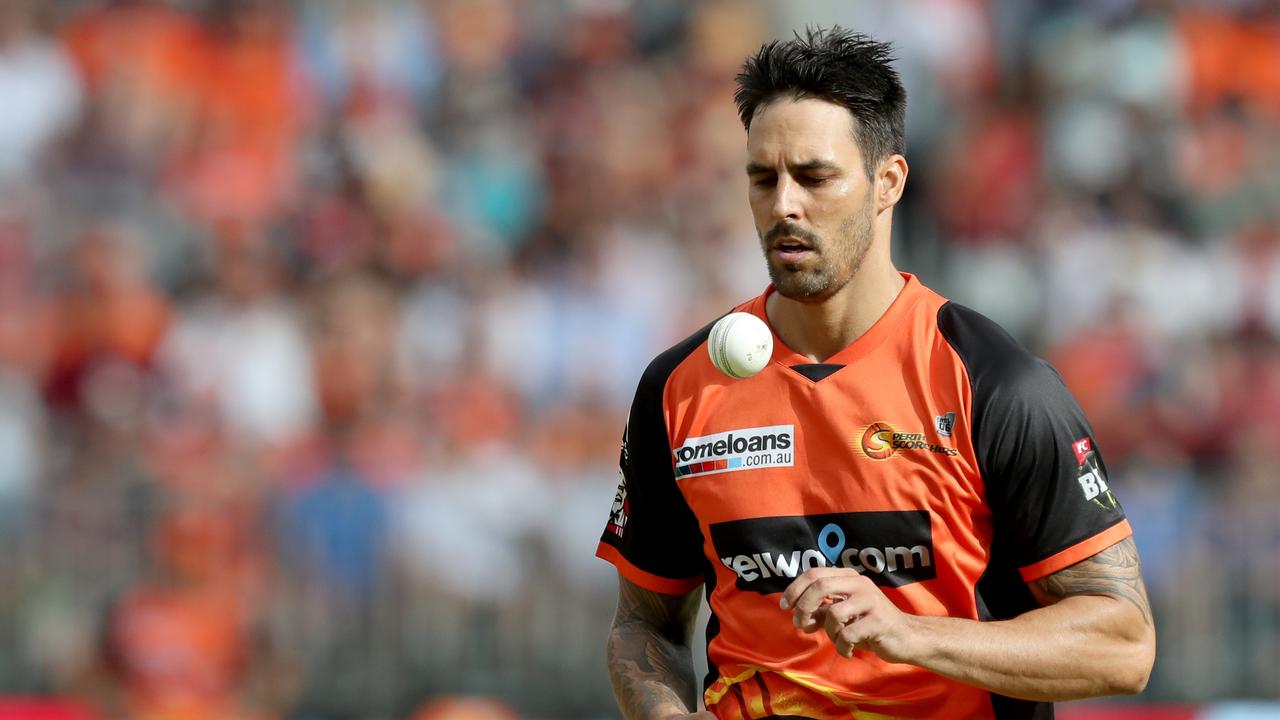 Mitchell Johnson has called it a day on his Big Bash League career.