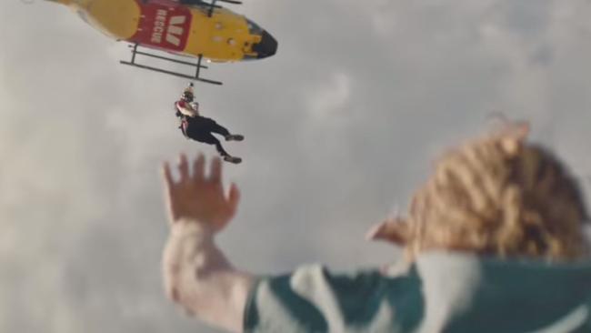 Scenes from Westpac’s latest TV advertisement, to the tune of David Bowie’s Heroes