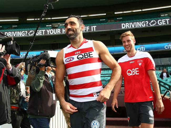 Adam Goodes Booing Swans Star Returns To Training At Scg Daily Telegraph 4473