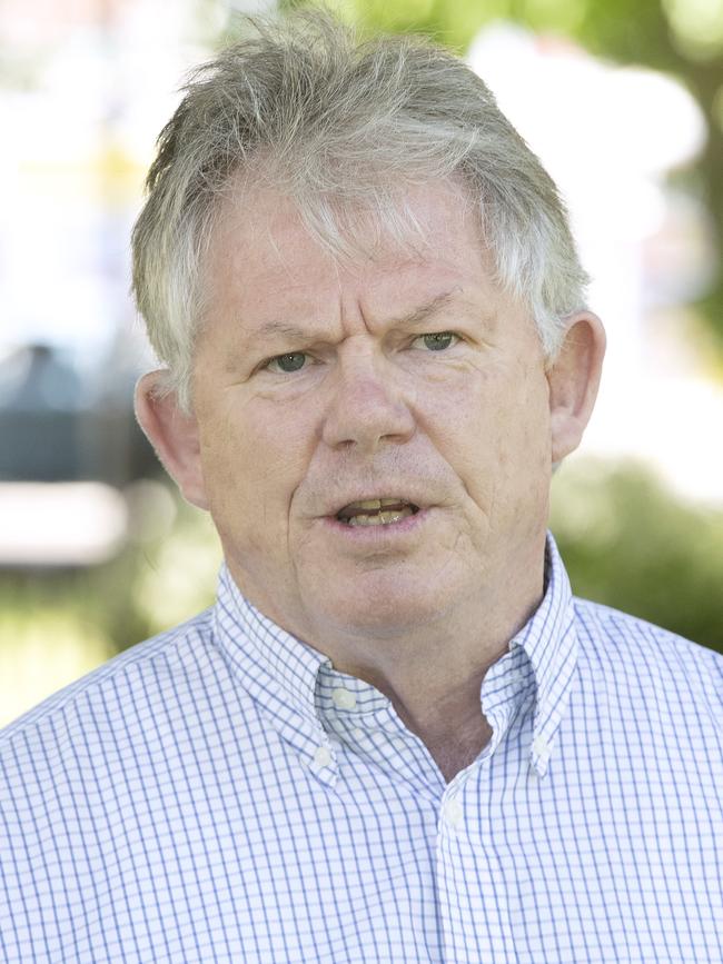 Stakeholder budget reactions on parliament lawns, CEO Tasmanian Small Business Council Robert Mallett. Picture Chris Kidd