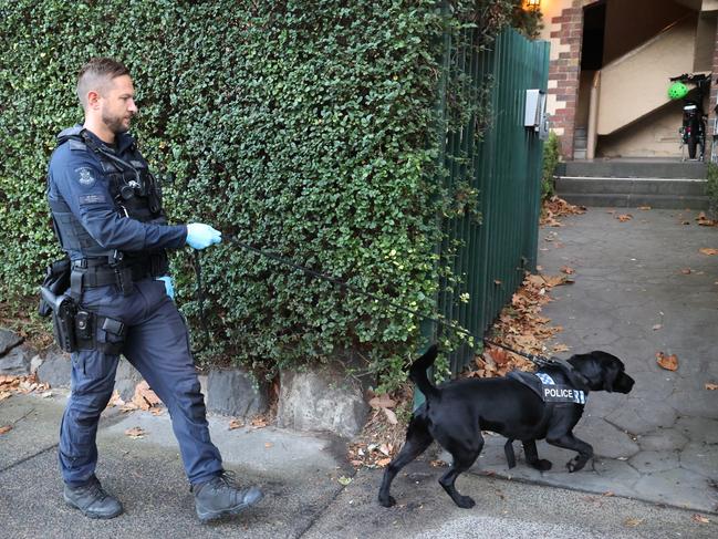Police have been conducting an ongoing drug operation in St Kilda. Picture: David Crosling