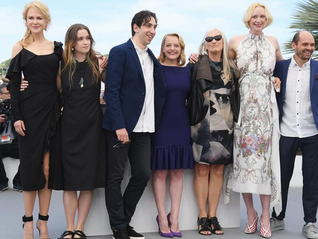 Nicole Kidman, Alice Englert, director Ariel Kleiman, Elisabeth Moss, director Jane Campion, Gwendoline Christie and David Dencik attend the Top Of The Lake: China Girl" photocall during the 70th annual Cannes Film Festival at Palais des Festivals in May Picture:WireImage