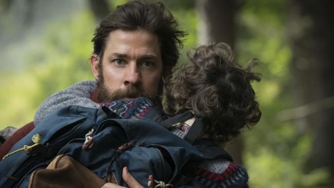 A Quiet Place is based around one simple idea — make a noise and you die. Pictures: AP