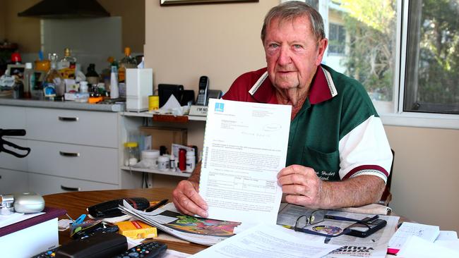 Brisbane City Council has sent select residents letters letting them know that council is interesting buying their property and building future parks there. Bruce Kluck from Mayfair street, Carina received a letter. Thursday 10th August 2023 Picture David Clark