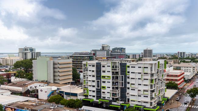 Generic imagery of Darwin's CBD in the wet season.Picture: Che Chorley