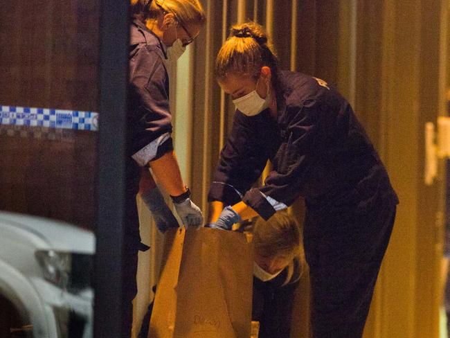 MELBOURNE, AUSTRALIA - NewsWire Photos MARCH 08, 2021: Police are investigating an incident where several people were stabbed at a short-term rental property on Spencer Street in the Melbourne CBD overnight. Picture: NCA NewsWire / Paul Jeffers