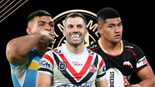 Dally M Specials: (L-R) David Fifita, James Tedesco and Isaiya Katoa.