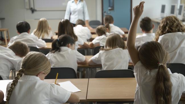 Generic school students, school kids, classroom, teacher Picture: Getty Images