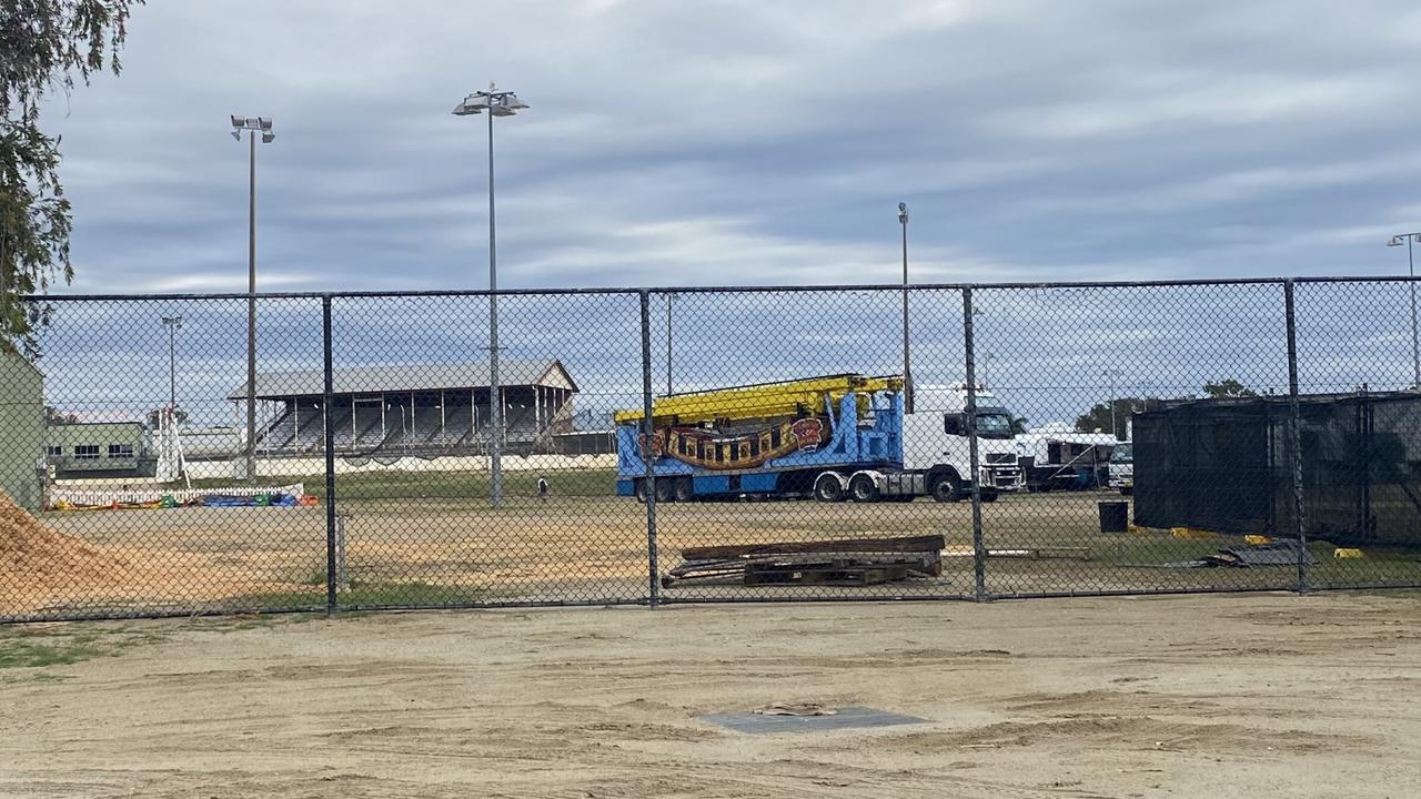 Rockhampton Showgrounds on Wednesday morning. Picture: Geordi Offord