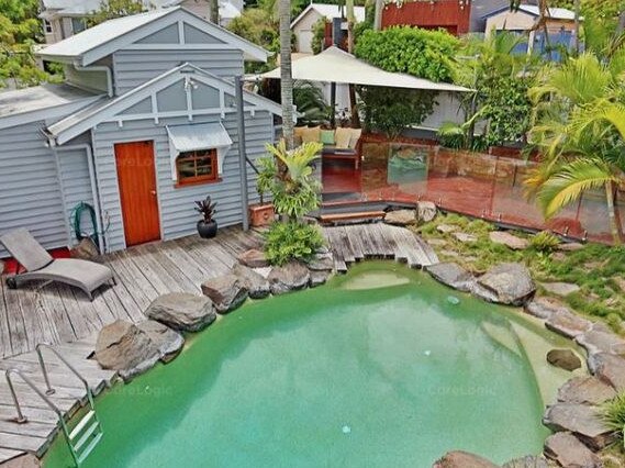 Queenslander, with a pool.