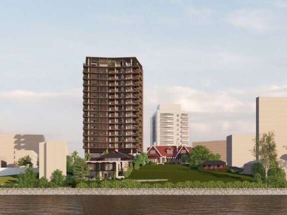 A render of the proposed tower.