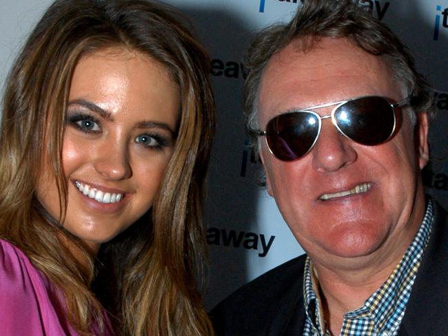 Jesinta Campbell and Wilbur Wilde at the iTakeaway launch at Columbo's in 2010. 