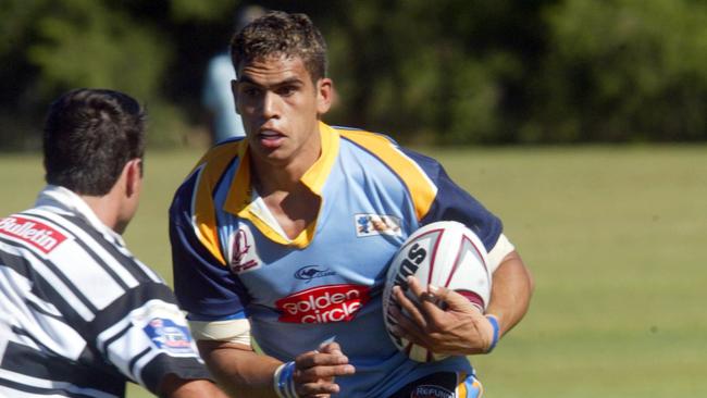 Greg Inglis playing for Brisbane Norths in 2005.