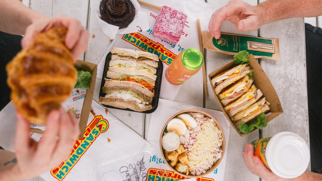 ‘Fast, Fresh and Friendly’ has long been the motto of successful Townsville business Sandwich Express, which serves different markets in Flinders St, Garbutt and Kirwan. Picture: Supplied