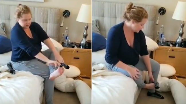 Amy Schumer Jokes She's 'Sorry' for Hospital Underwear Photos