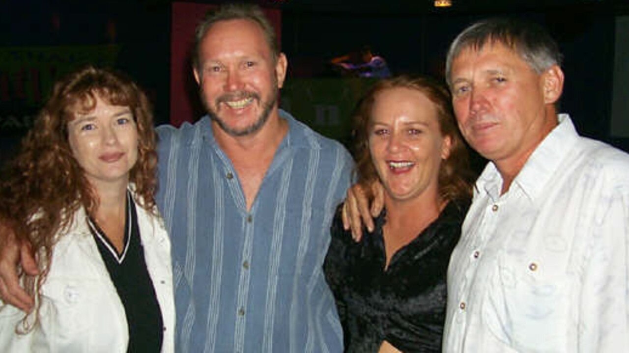 Ronnie Deller, Ken Read, Dianne Hookway and Bob Hayman at Rattle N Hum Nightclub, Mackay, 2001.