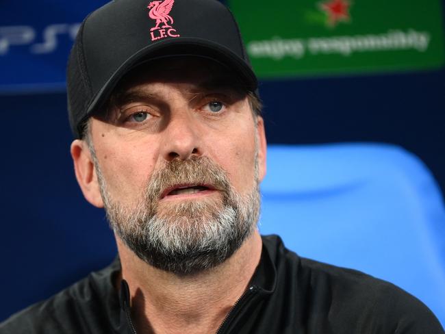 Liverpool manager Jurgen Klopp before the Champions League final against Real Madrid. Picture: Franck Fife/AFP