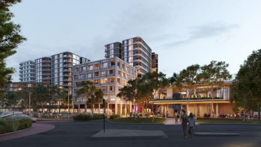 Artist’s impressions of the proposed $184m development. Picture: Plus Architecture