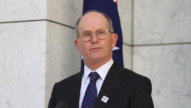 Chief medical officer Paul Kelly in Canberra on Thursday. Picture: Gary Ramage