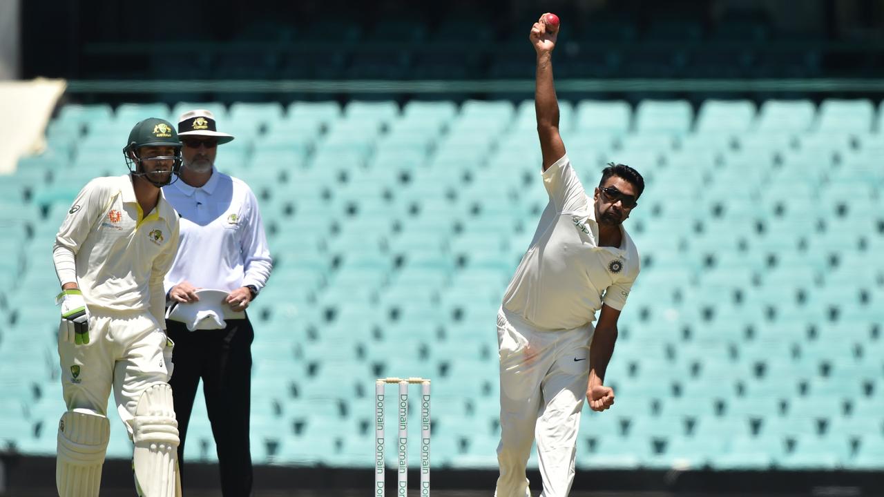 India's spin bowler Ravi Ashwin (R) could play a big role in this series. Picture: AFP