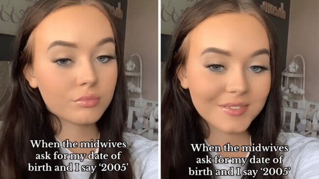 The 18yo claims teenage pregnancy is a "family tradition." Source: jaimeeleighh.xx/TikTok