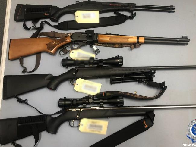 Raptor has seized 38 firearms since it was relaunched in February. Pic: NSW Police