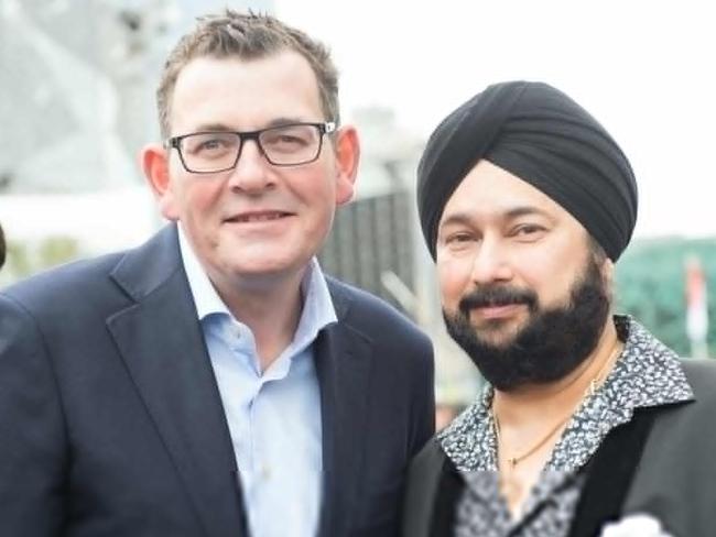 Premier Daniel Andrews with Luckee Kohli, Picture: Supplied