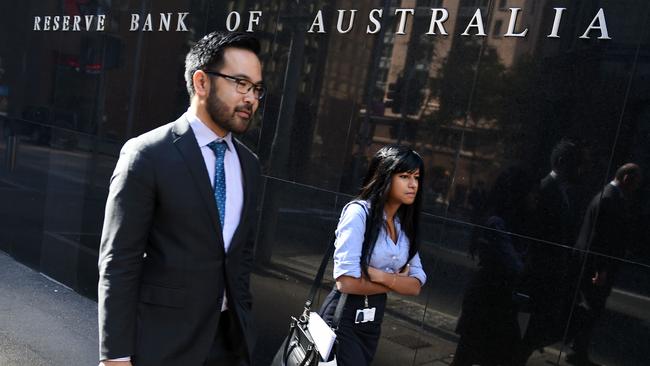 Australia's central bank on May 3 cut its cash rate by 25 basis points to a historic low. Picture: AFP/ William West.