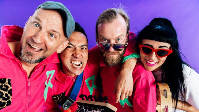 The Regurgitator Pogogo Show lines up as part of the jam-packed SPARK Ipswich program. Photo by Savannah van der Niet