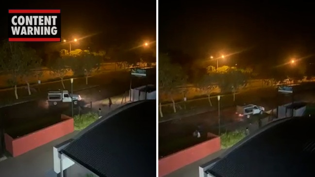 WARNING: GRAPHIC: Ute runs down man in Darwin