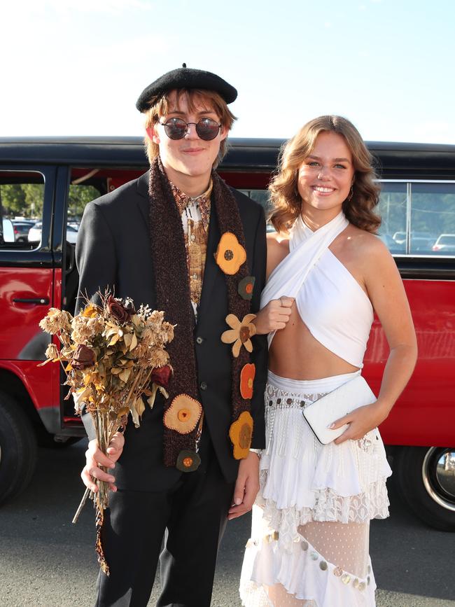 Southport State High School formal at Aquis Park Bundall. Jackson Cooper and Stephanie Dingle Picture Glenn Hampson