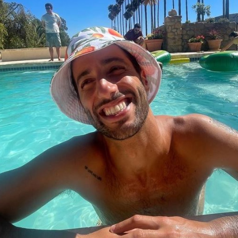 Daniel Ricciardo popped up to say hello.  Picture: Instagram