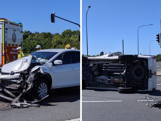 North Mackay road blocked after crash