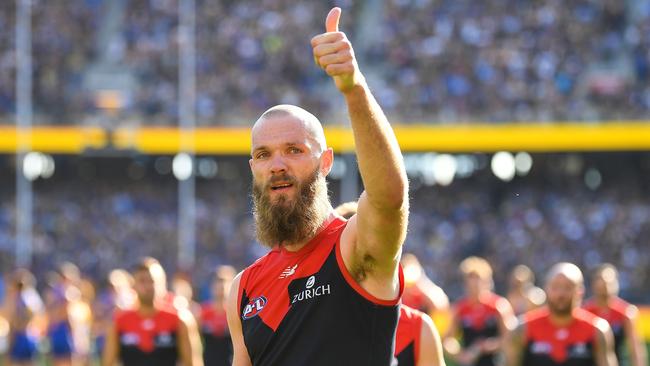 Max Gawn thanks fans after Melbourne’s preliminary final loss.