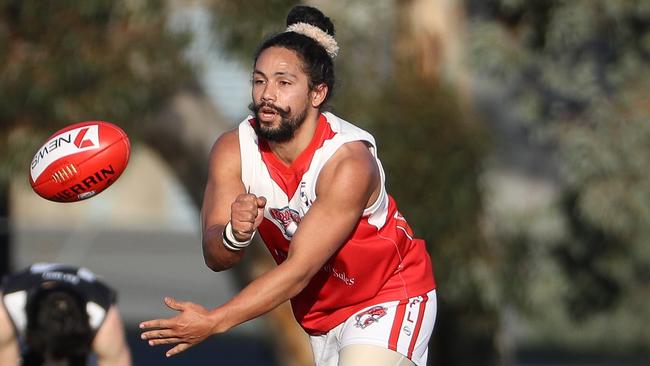 David Ismail in action for West Footscray. Picture: Local Legends Photography