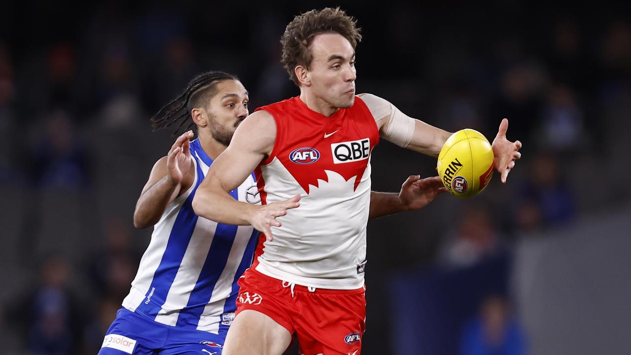 Ryan Clarke has grabbed his senior opportunity as a defensive forward in the second half of the season. Picture: Getty Images