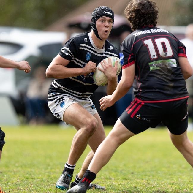 Sebastian Ball of the Berry Shoalhaven Heads Magpies U18s. Picture: Tahlia Crane Photography