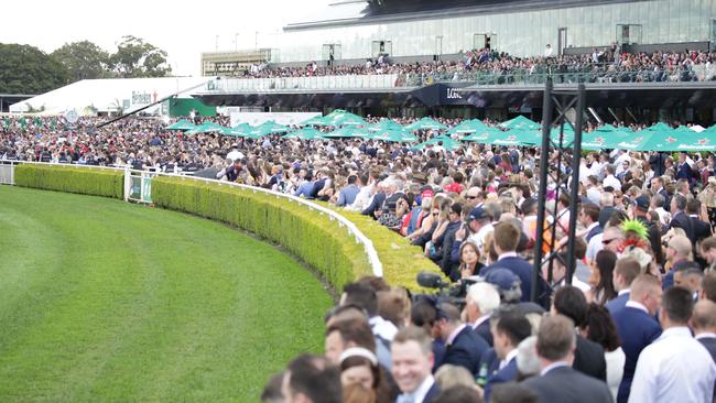 Crowds at The Everest Royal Randwick Racecourse in 2019, before COVID rules. Picture: Christian Gilles