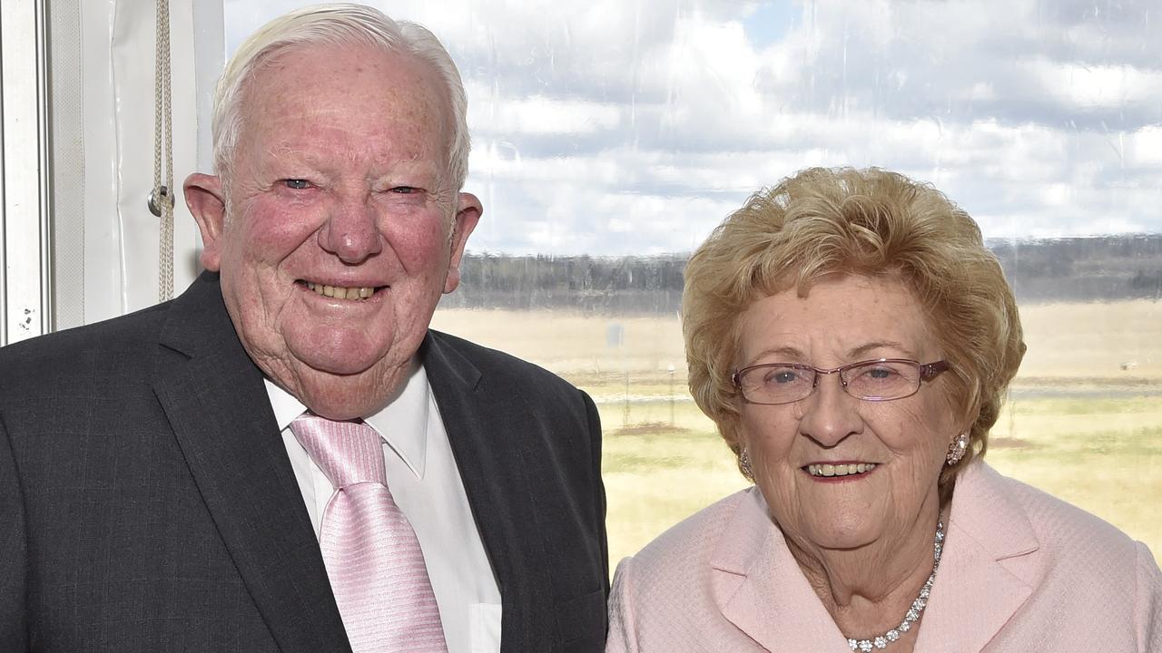 Henry and Mary Wagner. It's a Bloke Thing lunch at Wellcamp Airport. September 2018