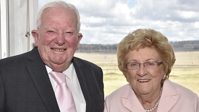 Henry and Mary Wagner. It's a Bloke Thing lunch at Wellcamp Airport. September 2018
