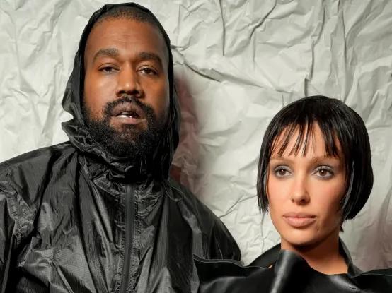 Kanye West and Bianca Censori . picture : Getty