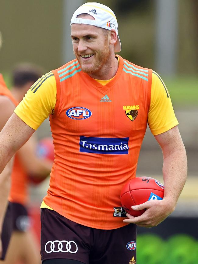 Hawthorn captain Jarryd Roughead. Picture: Tom Huntley