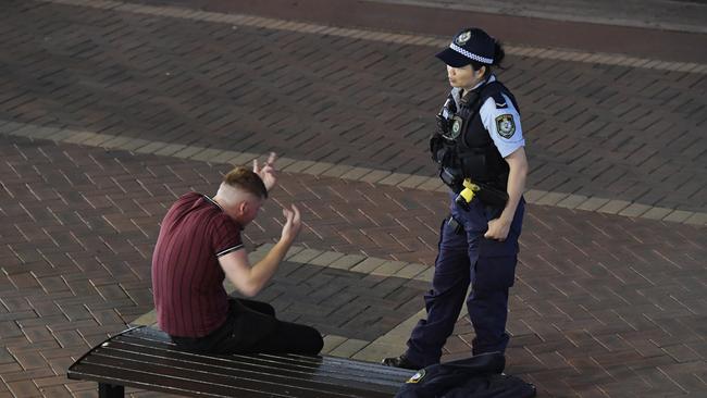 Two men were assaulted in Darling Harbour. Picture: Gordon McComiskie